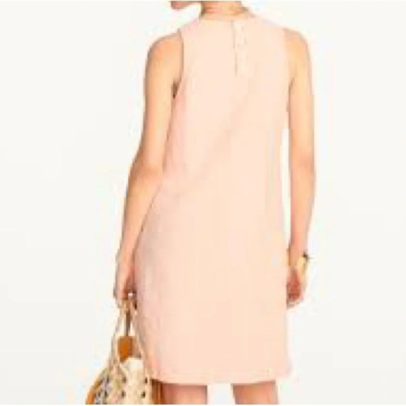 J. Crew Button Back Linen Sleeveless Shift Dress in Pale Guava - Size XS - Picture 2 of 9